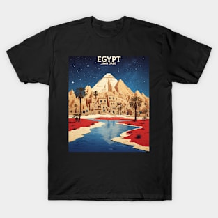 Siwa Oasis Egypt Vintage Travel Tourism T-Shirt